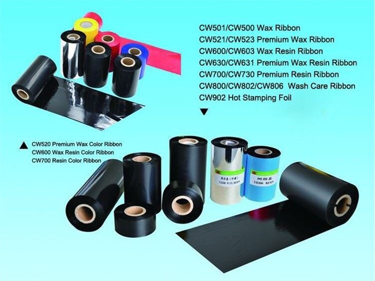 Thermal Transfer Barcode Ribbon Wax Resin For Barcode Label Printer