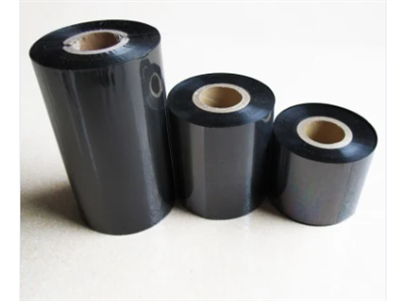 CW639- Black Premium Wax Resin Ribbon Thermal Transfer Ribbon Scratch Resistant Jumbo TTR